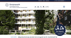 Desktop Screenshot of christinenstift.de